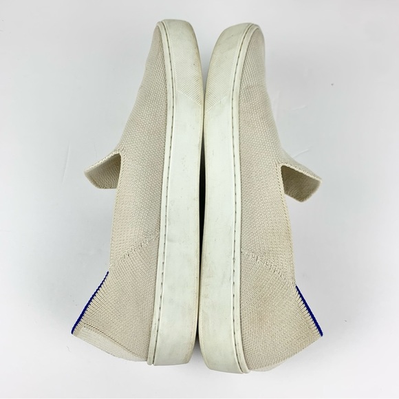 Rothy’s Original Slip On Sneaker Loafer Sand Beige Cream Knit Shoes 9 - Picture 11 of 11
